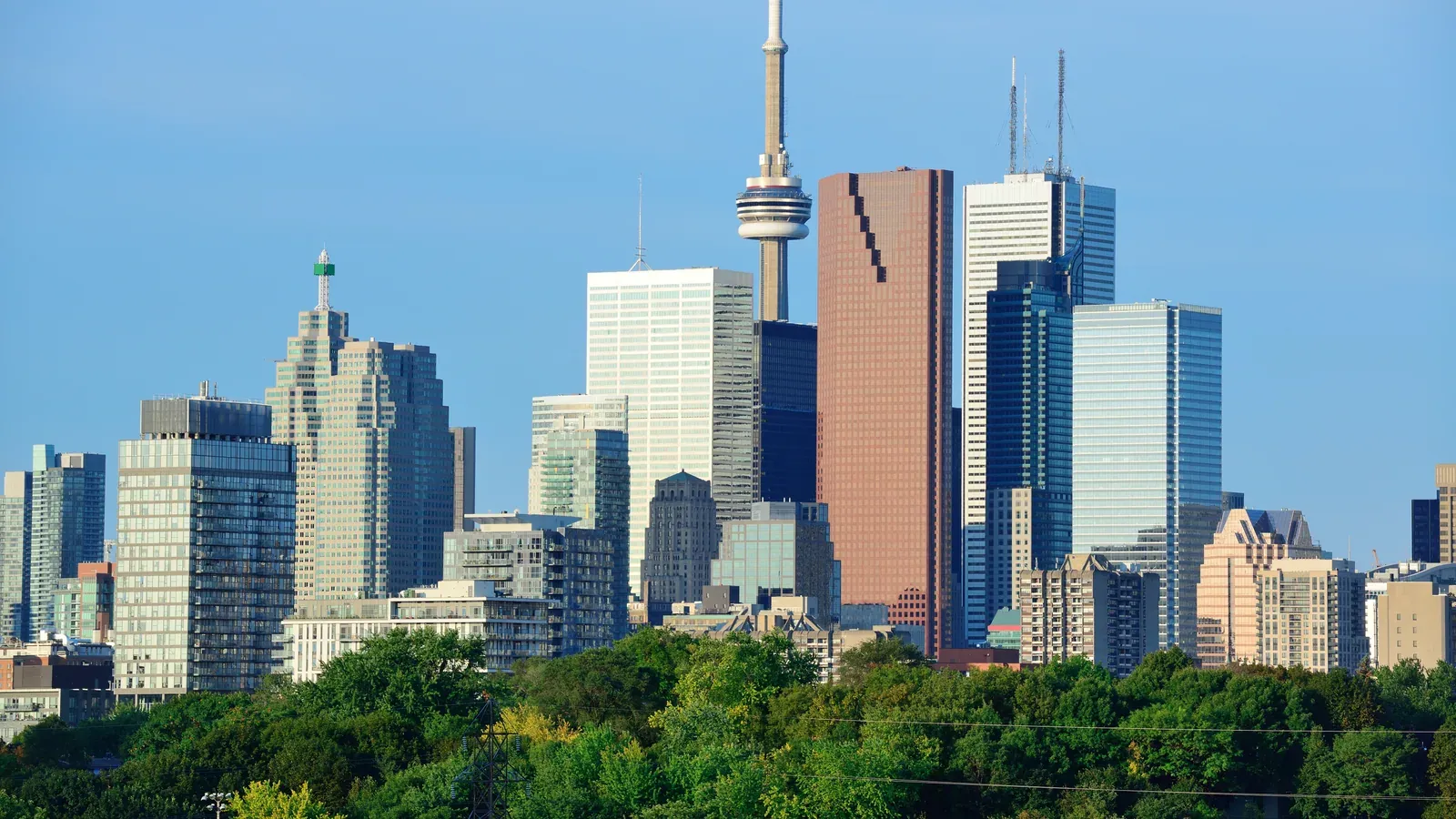 Toronto skyline representing legal services available to clients in Oakville